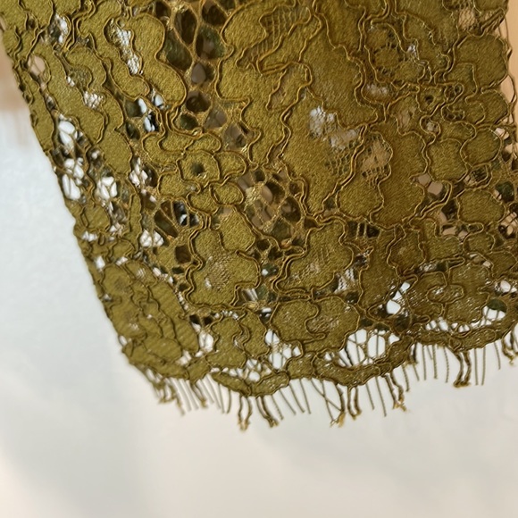 J Crew Lace Blouse in Olive - Picture 6 of 15